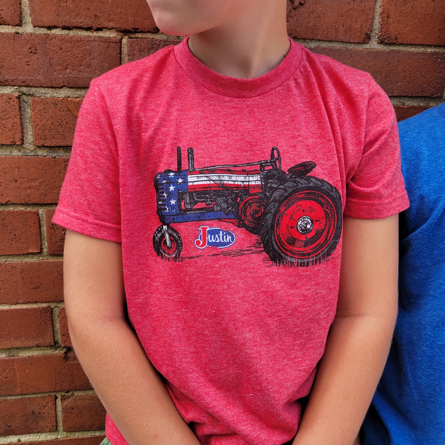 Justin Youth Tractor Tee