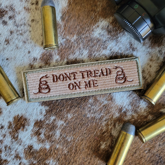 Don't Tread on Me Back Patch