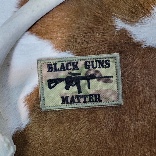 Black Guns Matter Patch [camo]
