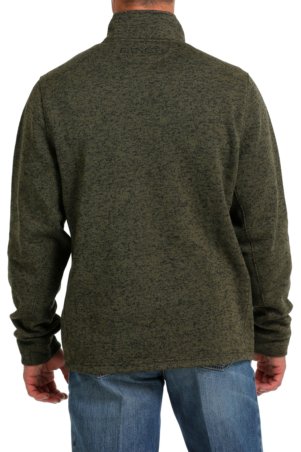 Cinch 1/4 Zip Sweater [olive]