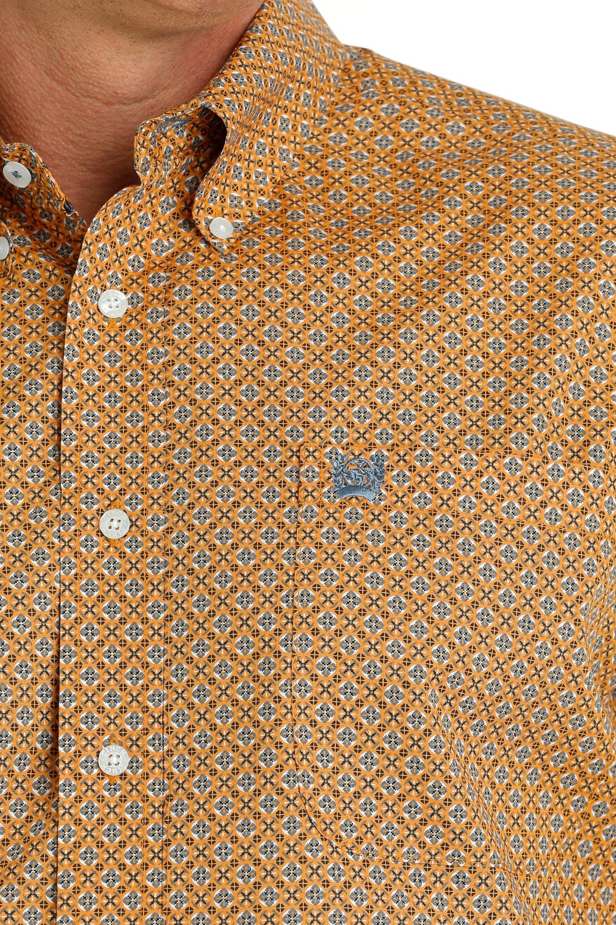 Cinch Button Down [orange]