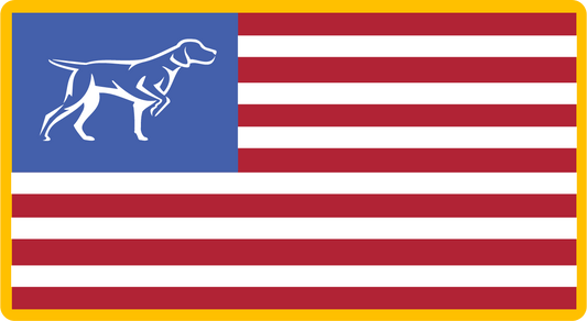 Logo Patriotic American Flag Sticker
